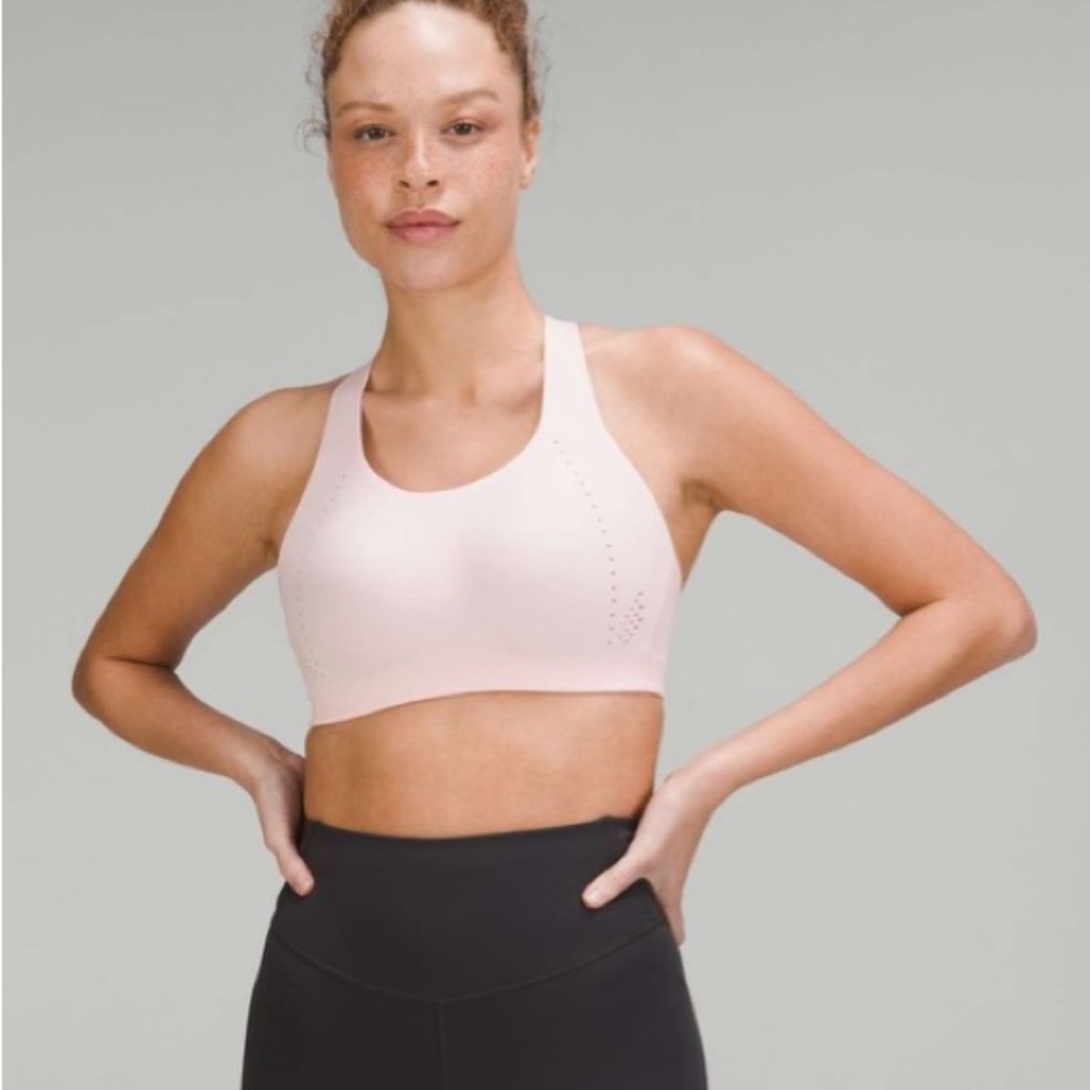 Lululemon AirSupport Sports Bra-Size 34D-Color:Strawberry Milkshake/Rose Mauve